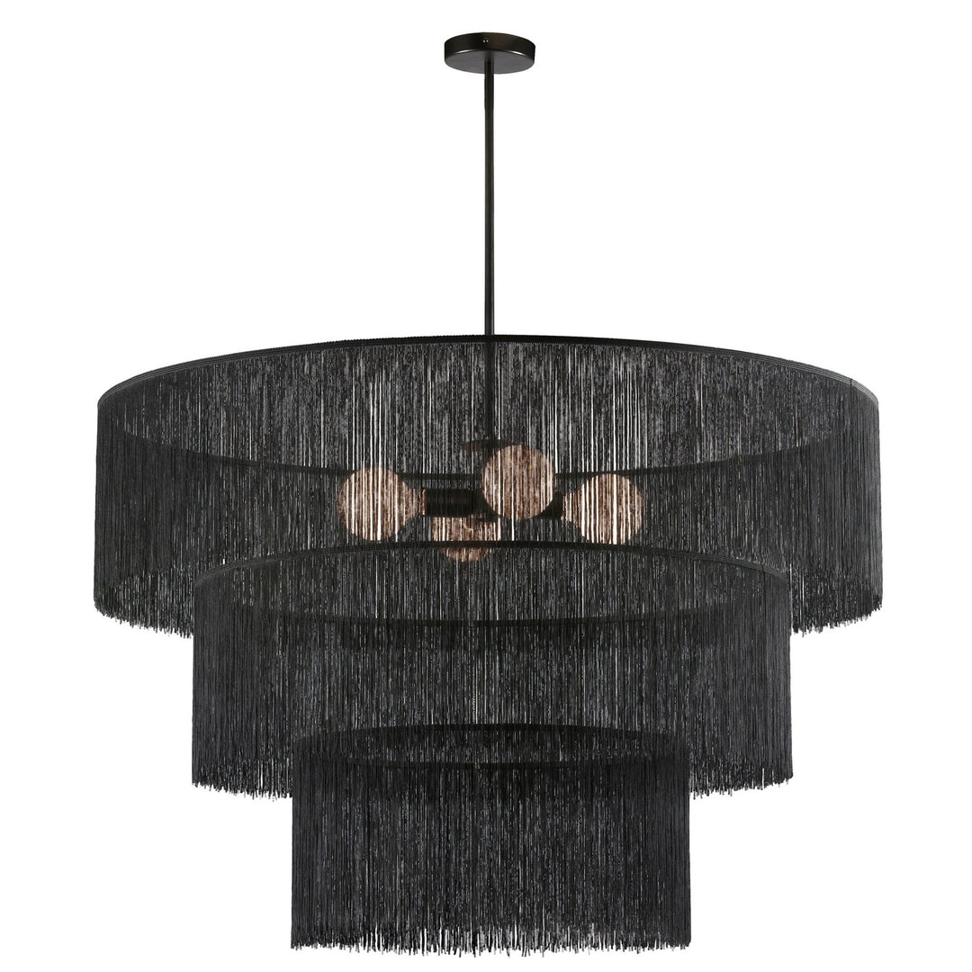 Cadelaria Four Light Chandelier in Black - available from The Lighting Shoppe, trusted by Canadian homeowners