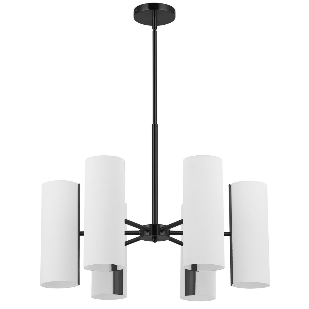 Cleta Six Light Chandelier in White - available from The Lighting Shoppe, trusted by Canadian homeowners