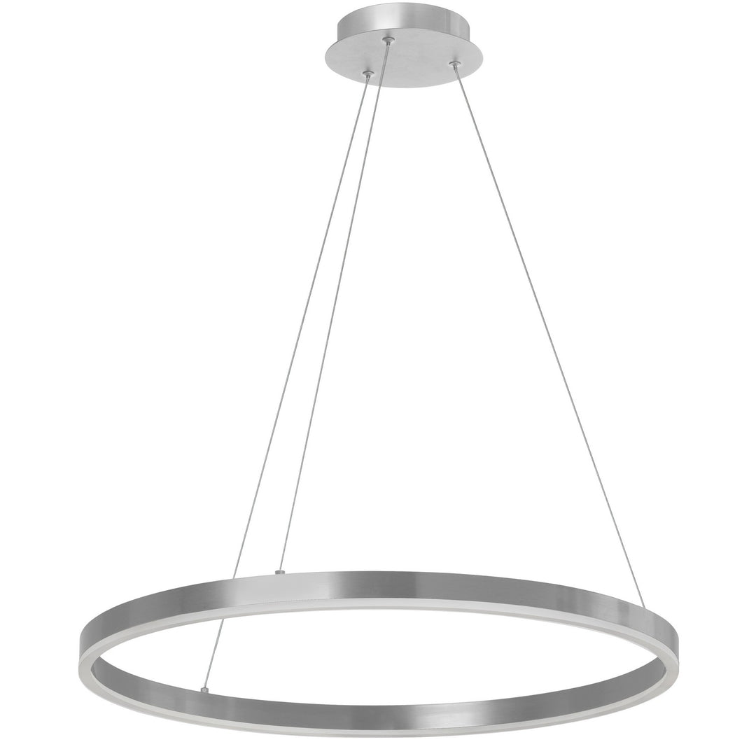 Circulo LED Chandelier in Silver - available from The Lighting Shoppe, trusted by Canadian homeowners