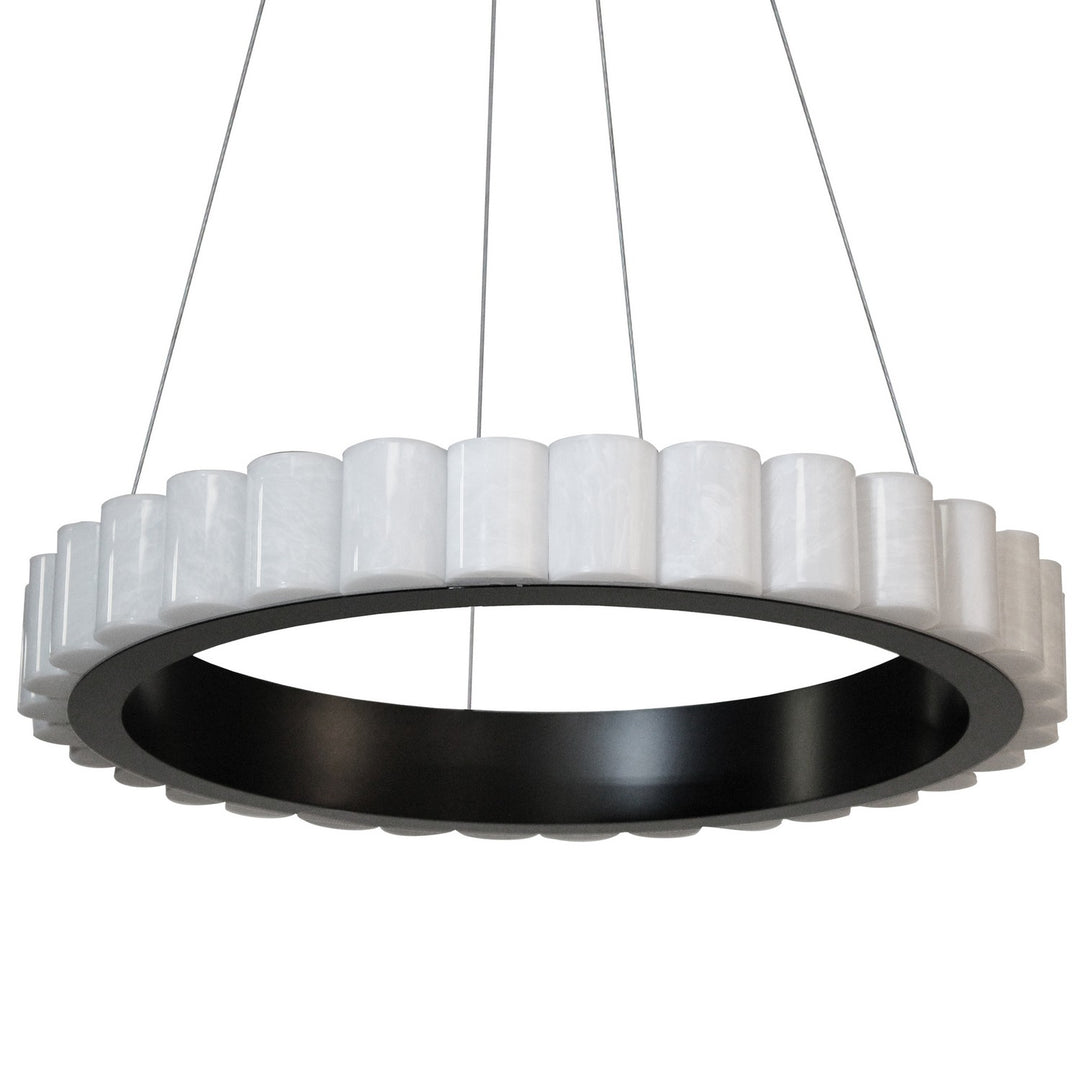 Celeste LED Chandelier in Alabaster - available from The Lighting Shoppe, trusted by Canadian homeowners
