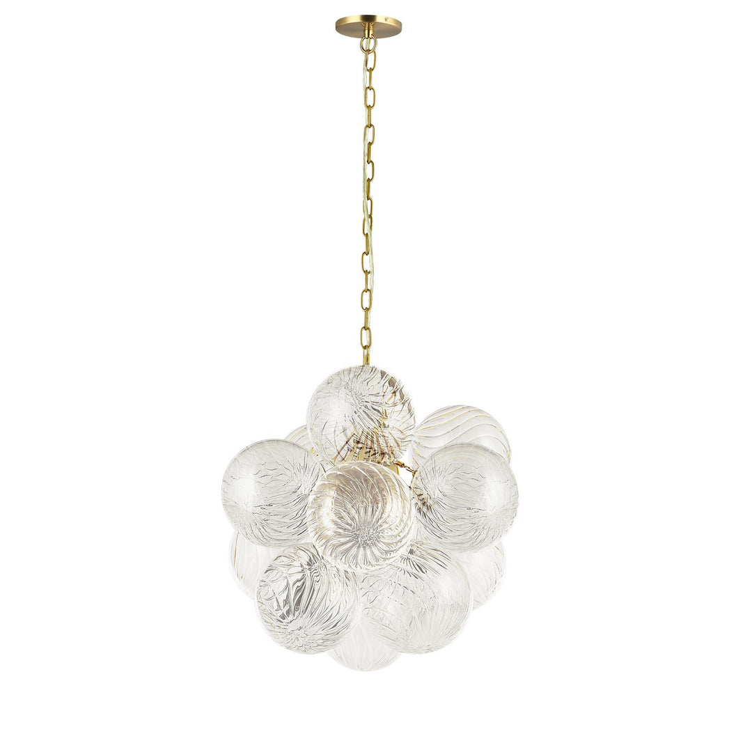 Dainolite Canada - CLZ-133P-AGB - Three Light Pendant - Charlize - Clear