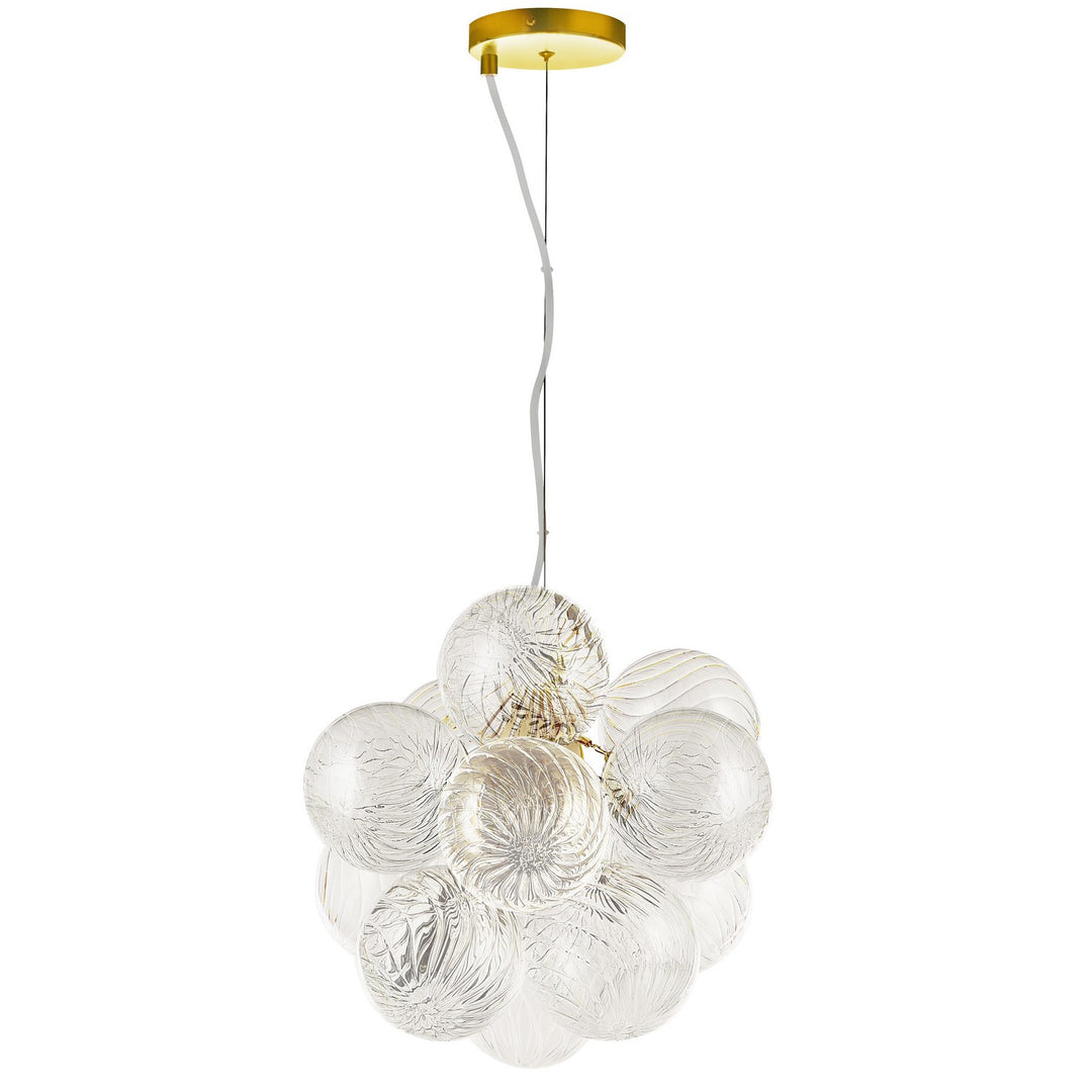 Charlize Three Light Pendant in Clear - available from The Lighting Shoppe, trusted by Canadian homeowners