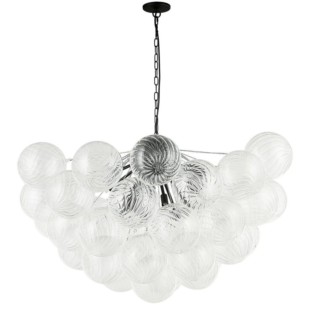 Dainolite Canada - CLZ-3612C-MB - 12 Light Chandelier - Charlize - Clear