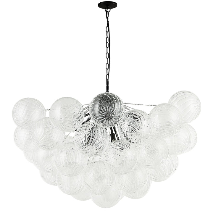 Dainolite Canada - CLZ-3612C-MB - 12 Light Chandelier - Charlize - Clear