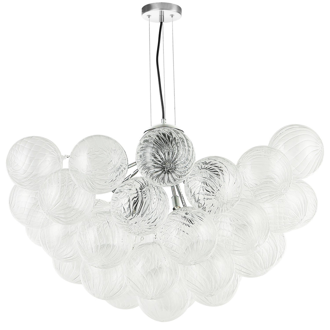 Charlize 12 Light Chandelier in Clear - available from The Lighting Shoppe, trusted by Canadian homeowners