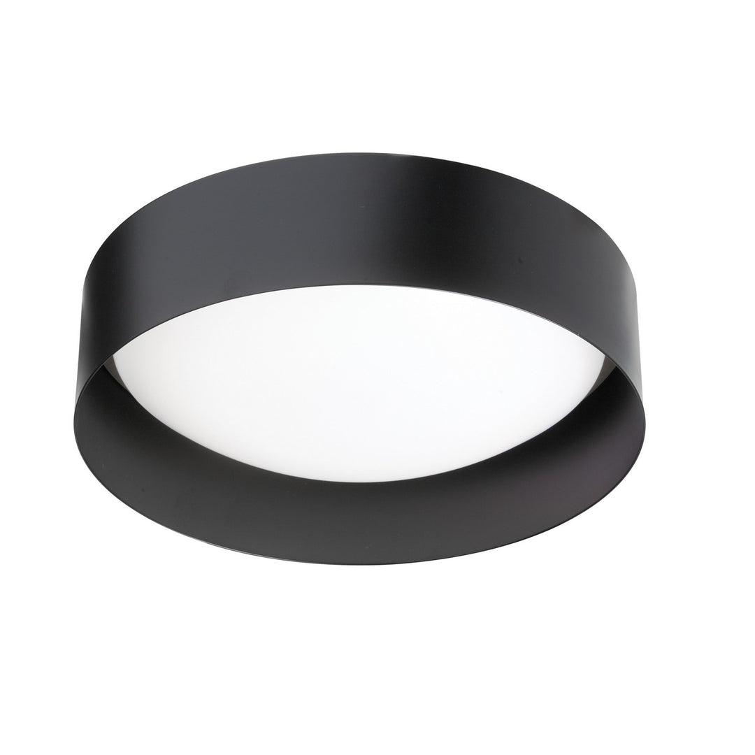 Carmen LED Flush Mount in Matte Black - available from The Lighting Shoppe, trusted by Canadian homeowners
