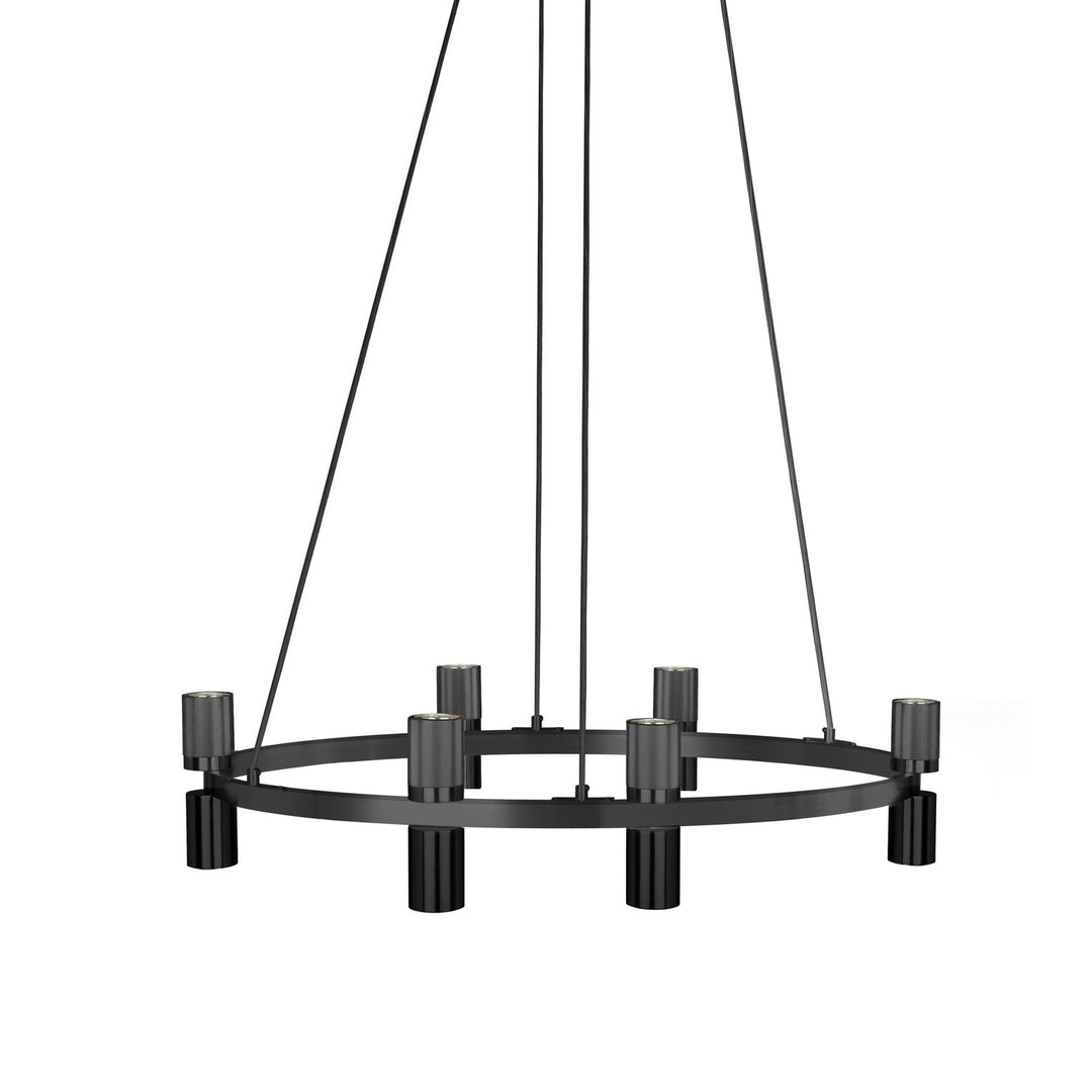 Cerelia 12 Light Chandelier in Matte Black - available from The Lighting Shoppe, trusted by Canadian homeowners
