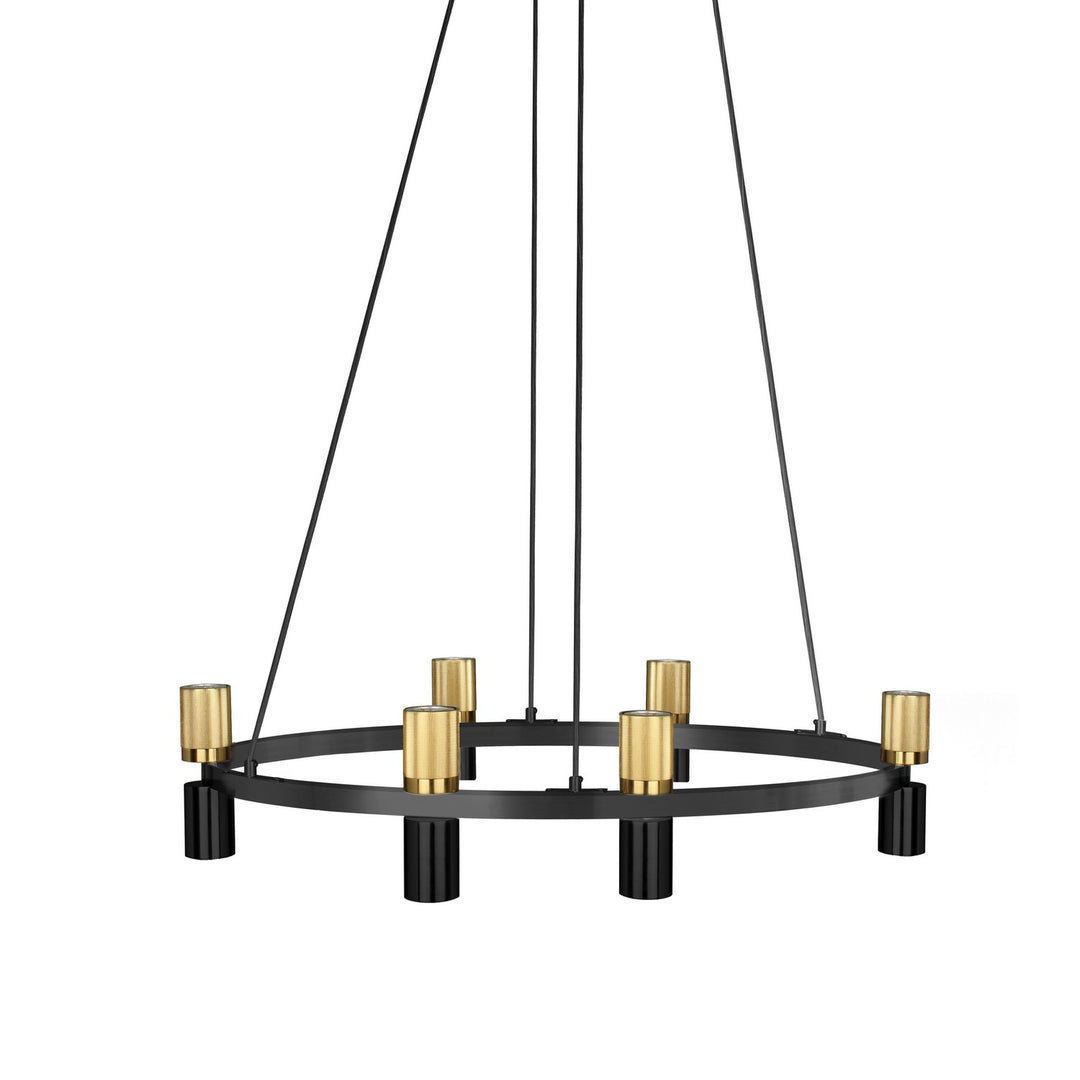 Cerelia 12 Light Chandelier in Matte Black - available from The Lighting Shoppe, trusted by Canadian homeowners