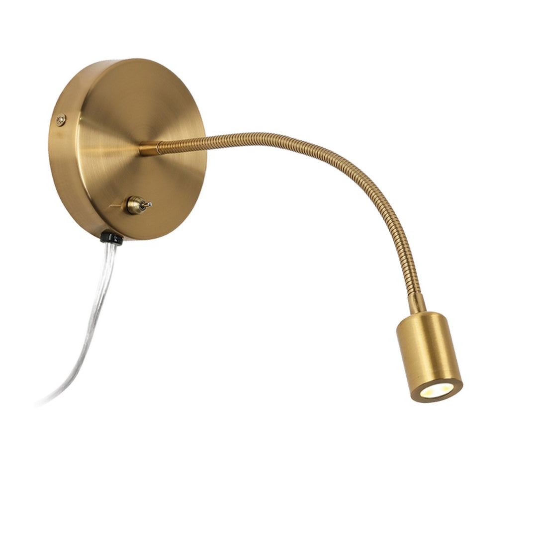 Wynne LED Wall Sconce in Aged Brass - available from The Lighting Shoppe, trusted by Canadian homeowners