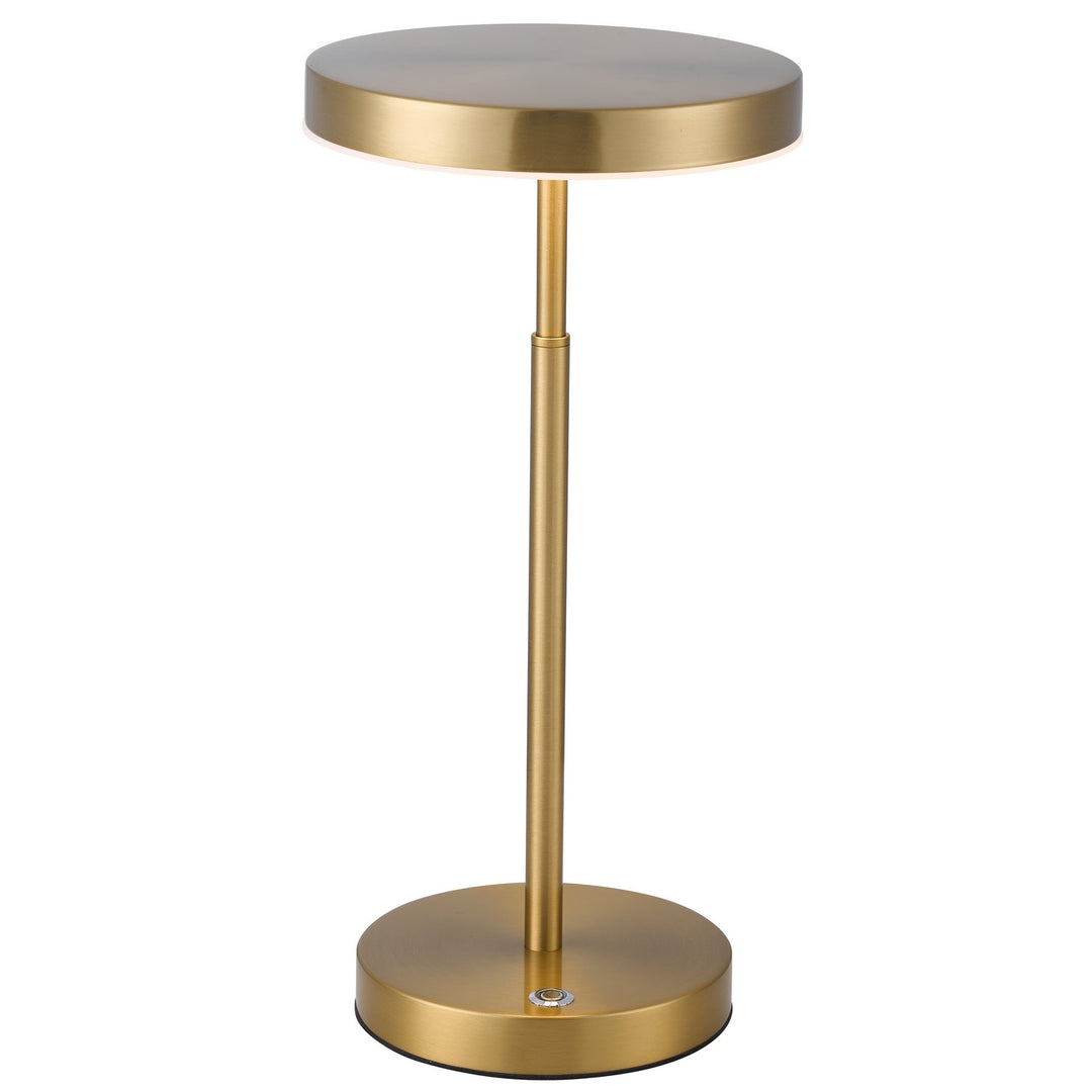 Francine One Light Table Lamp in Aged Brass - available from The Lighting Shoppe, trusted by Canadian homeowners