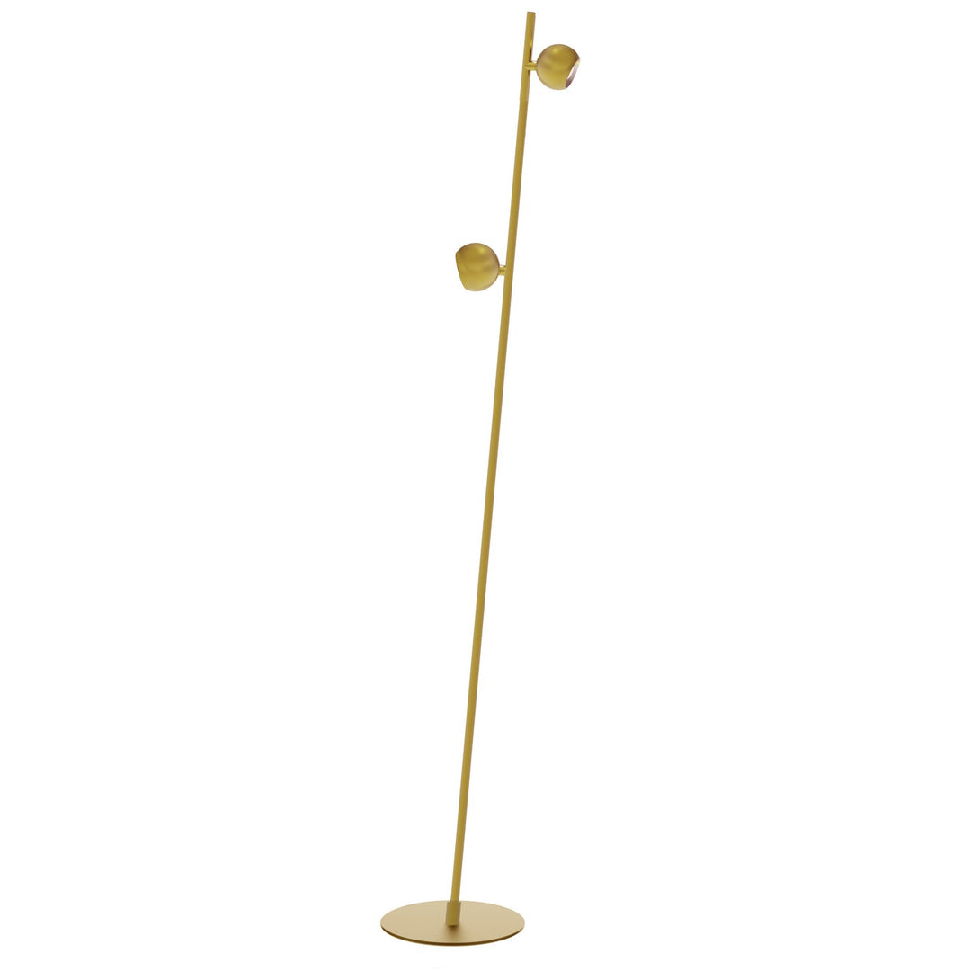 Fernanda LED Floor Lamp in Aged Brass - available from The Lighting Shoppe, trusted by Canadian homeowners