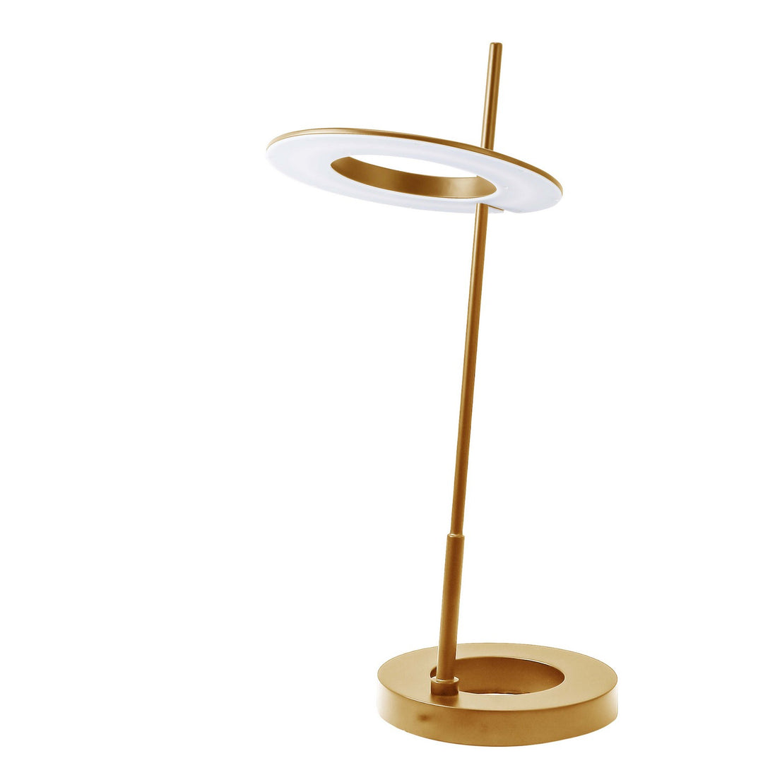 Finley LED Table Lamp in Aged Brass - available from The Lighting Shoppe, trusted by Canadian homeowners