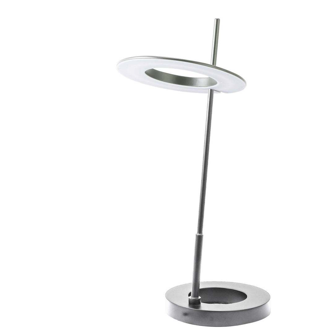 Finley LED Table Lamp in Satin Chrome - available from The Lighting Shoppe, trusted by Canadian homeowners