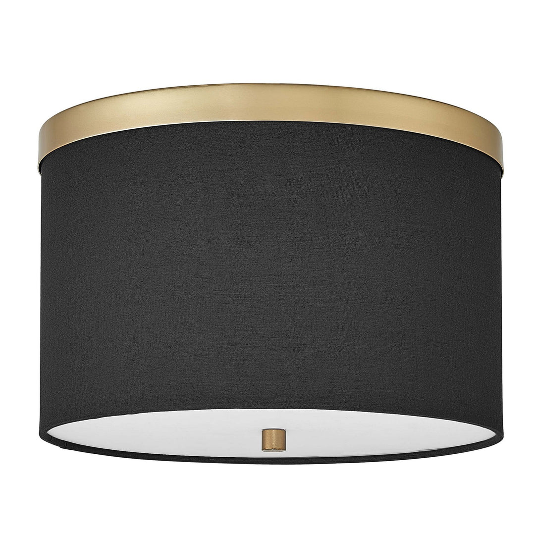 Frederica Two Light Flush Mount in Black - available from The Lighting Shoppe, trusted by Canadian homeowners