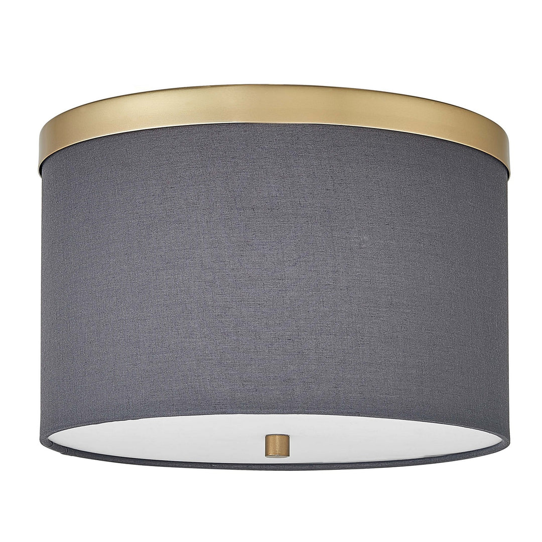 Frederica Two Light Flush Mount in Grey - available from The Lighting Shoppe, trusted by Canadian homeowners