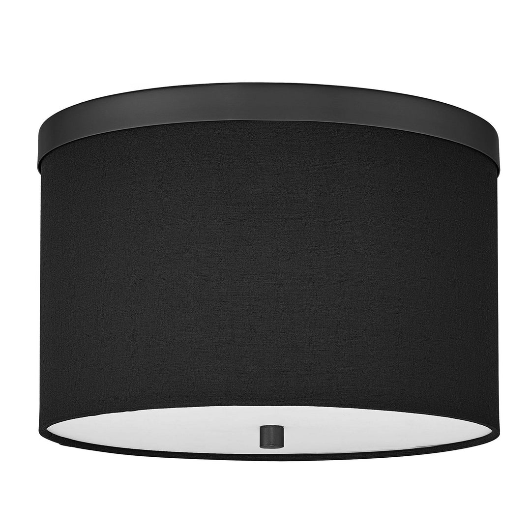 Frederica Two Light Flush Mount in Black - available from The Lighting Shoppe, trusted by Canadian homeowners