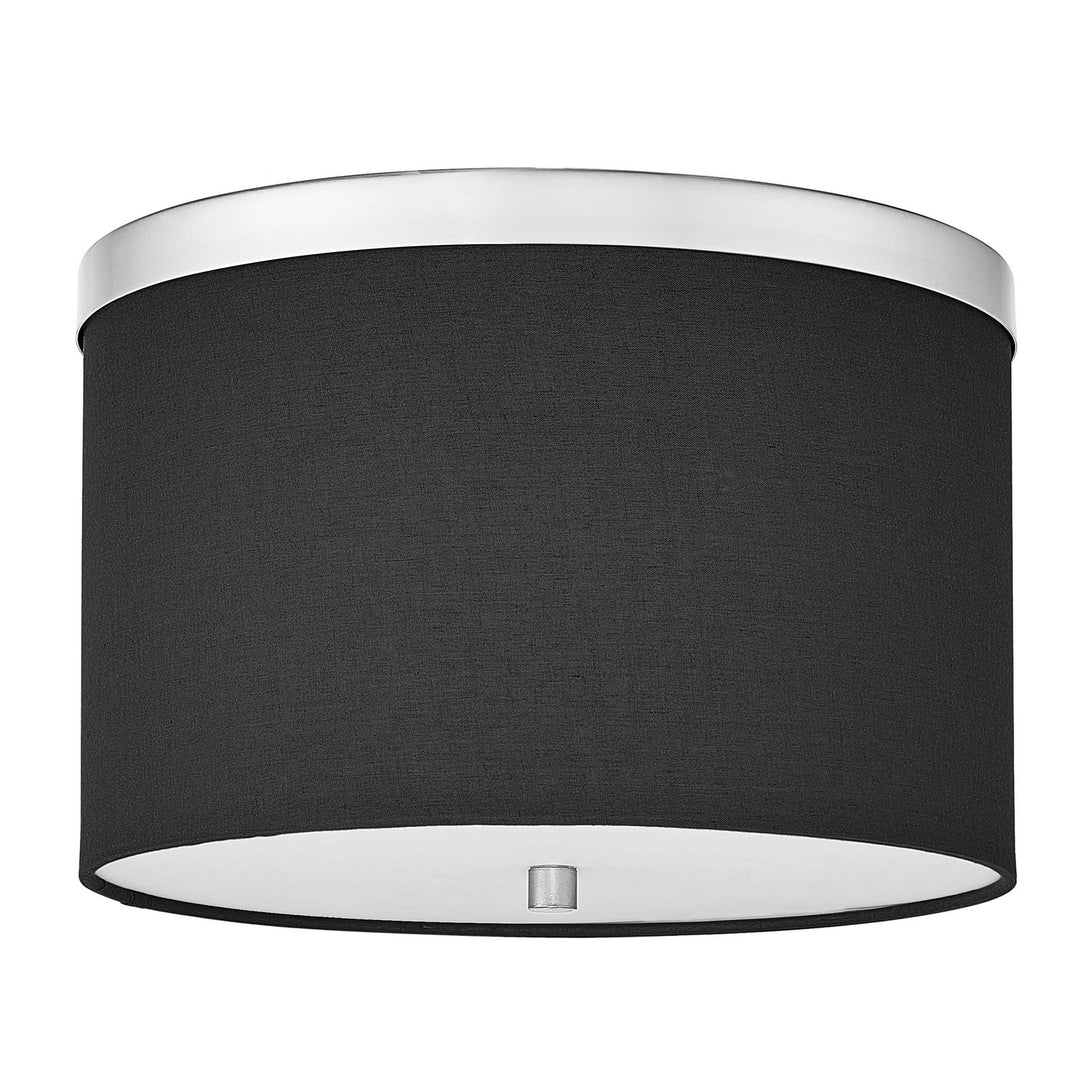 Frederica Two Light Flush Mount in Black - available from The Lighting Shoppe, trusted by Canadian homeowners