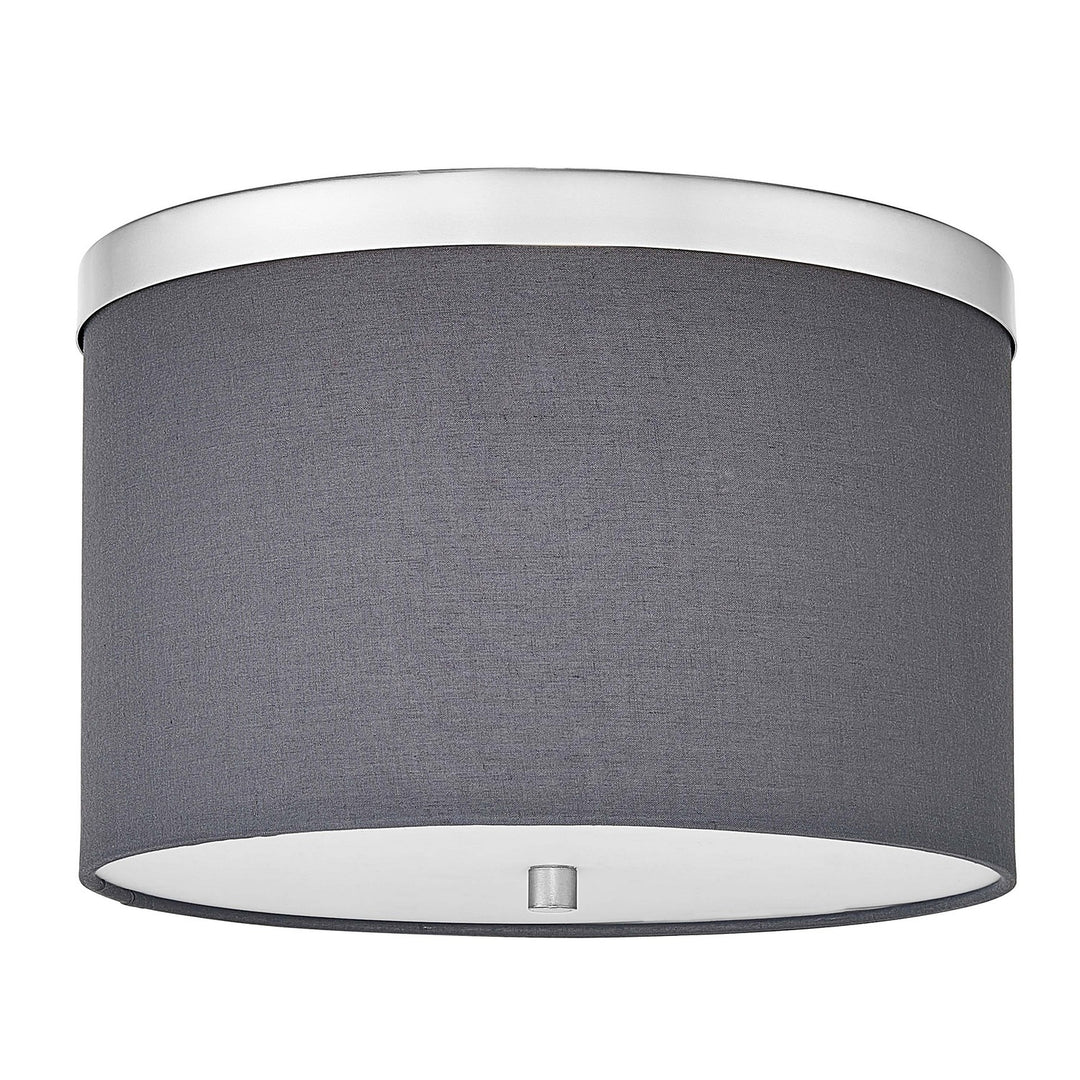 Frederica Two Light Flush Mount in Grey - available from The Lighting Shoppe, trusted by Canadian homeowners
