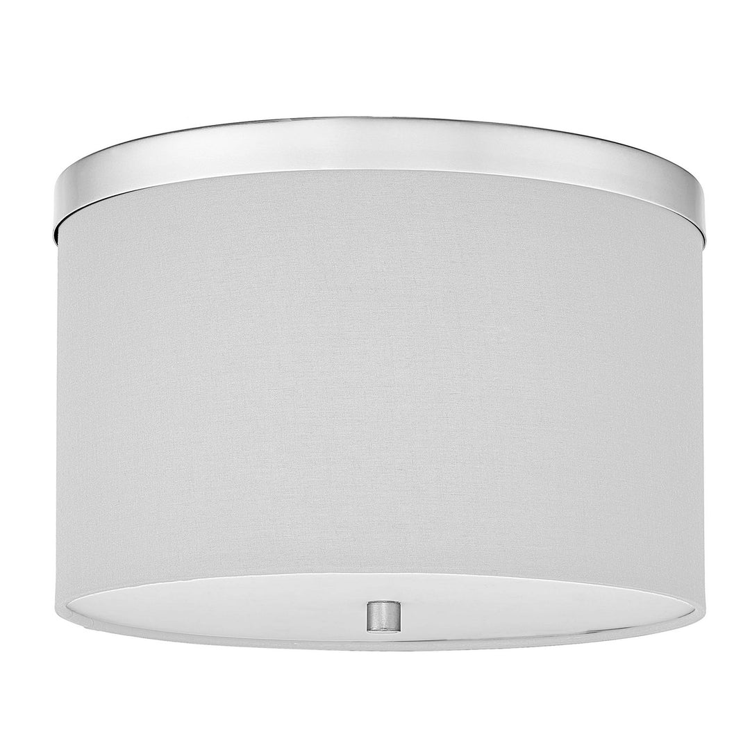 Frederica Two Light Flush Mount in White - available from The Lighting Shoppe, trusted by Canadian homeowners