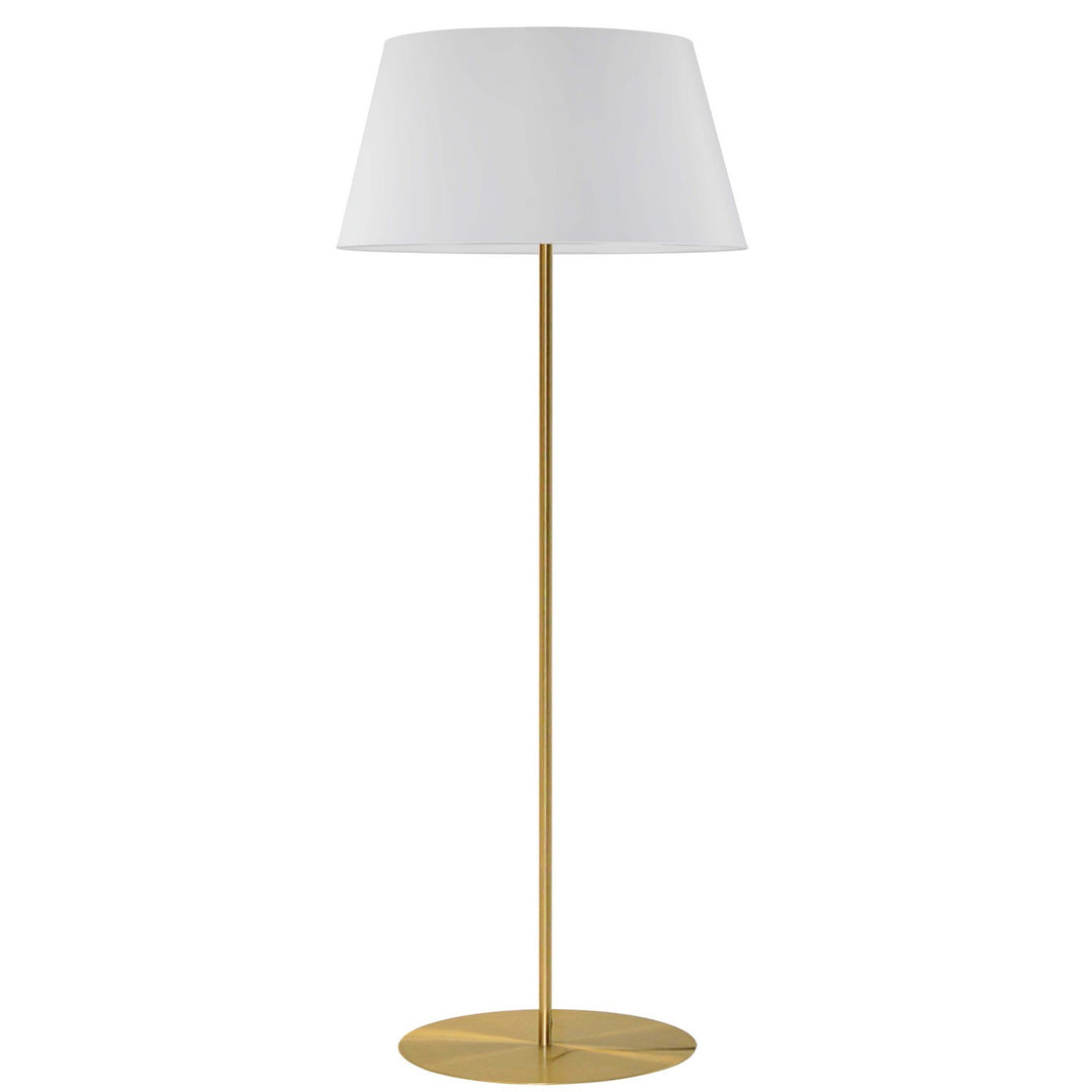Gretchen One Light Floor Lamp in Aged Brass - available from The Lighting Shoppe, trusted by Canadian homeowners