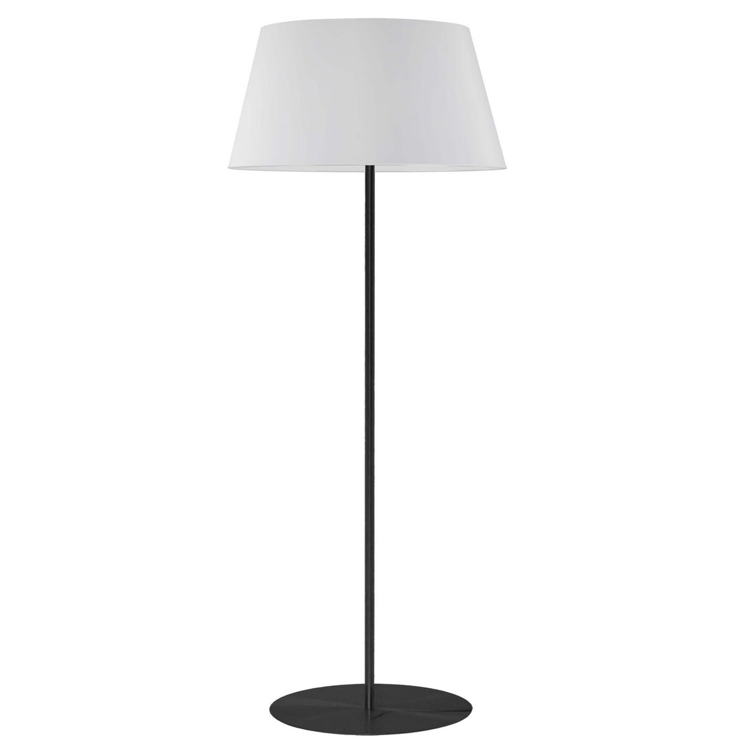 Gretchen One Light Floor Lamp in Matte Black - available from The Lighting Shoppe, trusted by Canadian homeowners