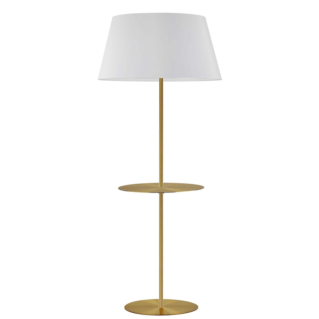 Gretchen One Light Floor Lamp in Aged Brass - available from The Lighting Shoppe, trusted by Canadian homeowners