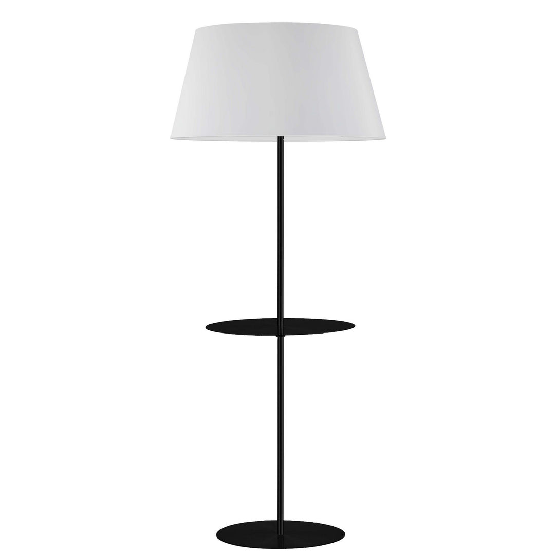 Gretchen One Light Floor Lamp in Matte Black - available from The Lighting Shoppe, trusted by Canadian homeowners