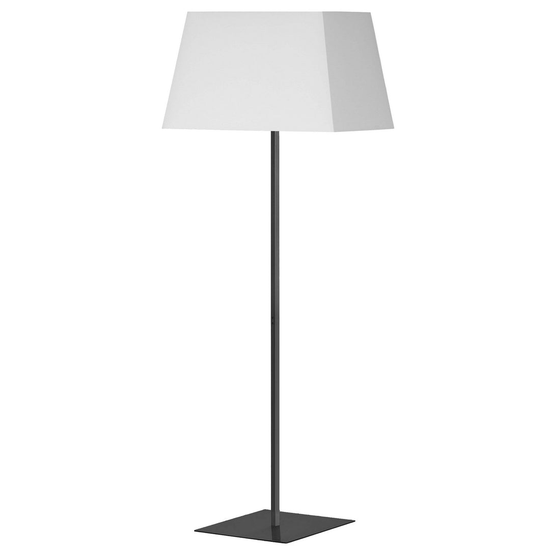 Gretchen One Light Floor Lamp in Matte Black - available from The Lighting Shoppe, trusted by Canadian homeowners