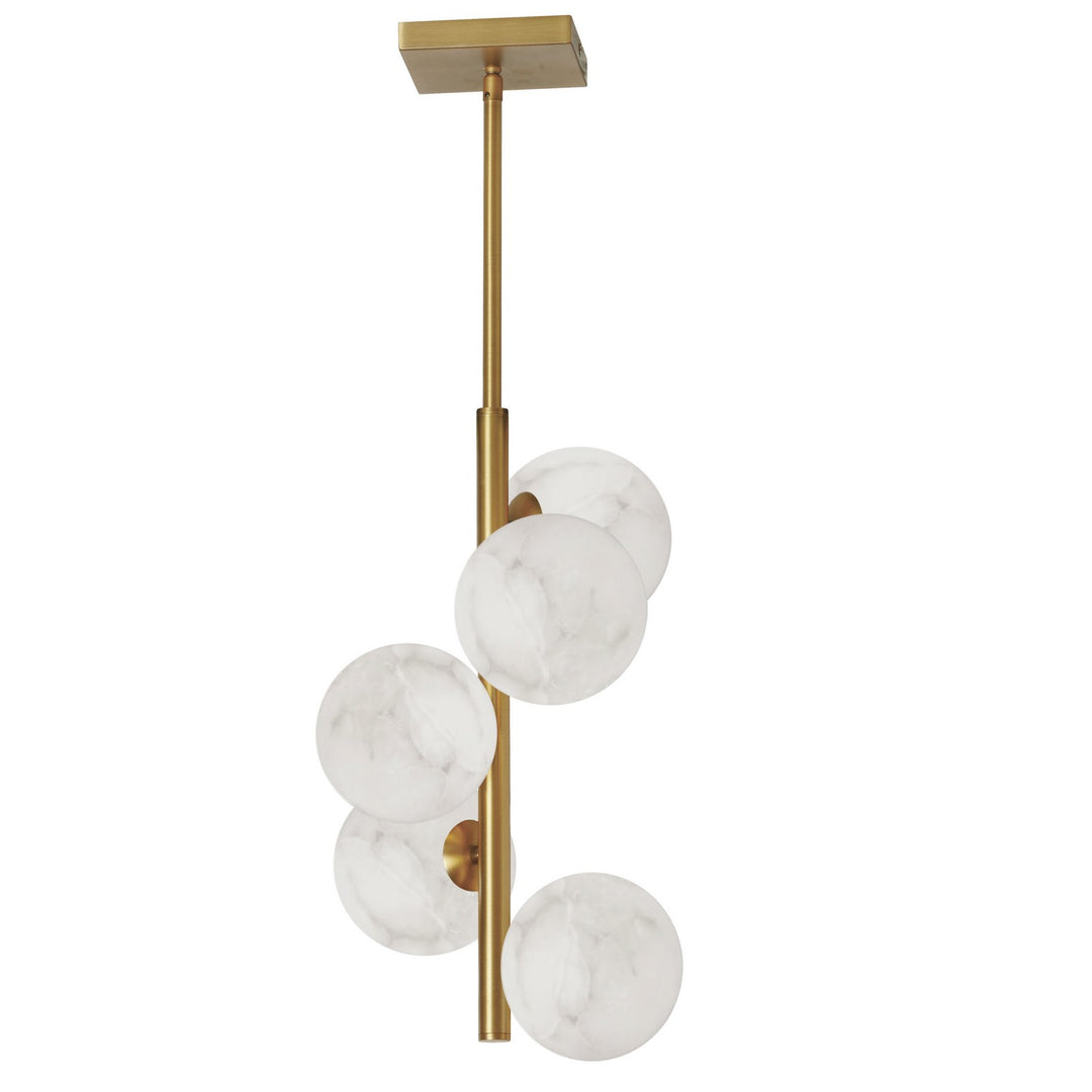 Giovanna Five Light Pendant in Alabaster - available from The Lighting Shoppe, trusted by Canadian homeowners