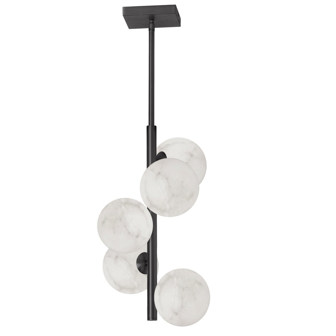 Giovanna Five Light Pendant in Alabaster - available from The Lighting Shoppe, trusted by Canadian homeowners
