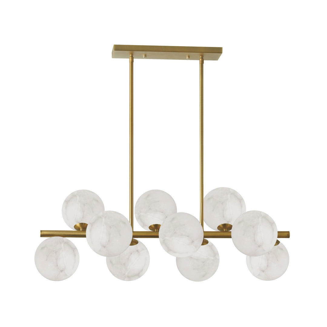 Giovanna Ten Light Pendant in Alabaster - available from The Lighting Shoppe, trusted by Canadian homeowners
