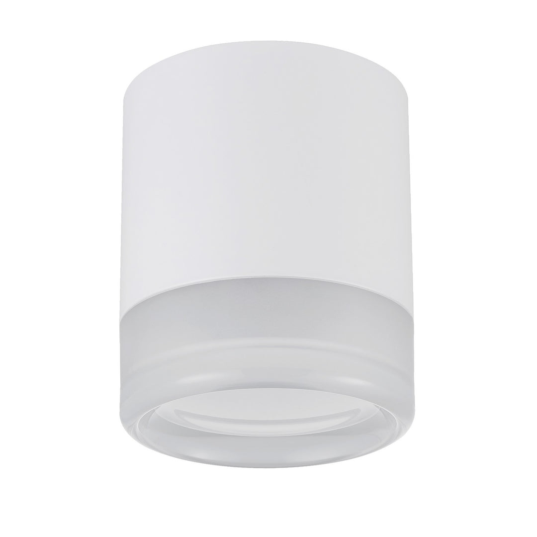 Lucia LED Flush Mount in Matte White - available from The Lighting Shoppe, trusted by Canadian homeowners
