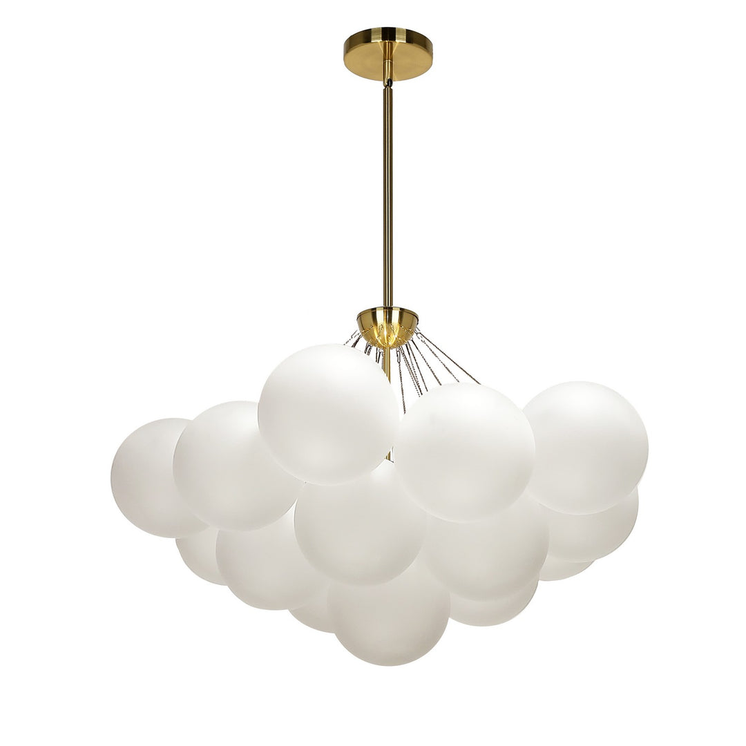 Miles Four Light Chandelier in White - available from The Lighting Shoppe, trusted by Canadian homeowners