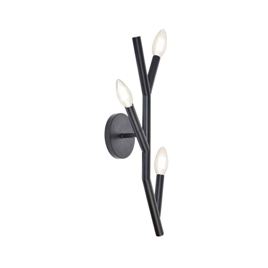 Morgan Three Light Wall Sconce in Matte Black - available from The Lighting Shoppe, trusted by Canadian homeowners
