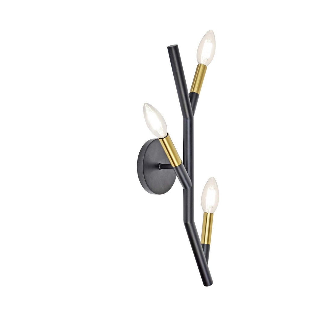 Morgan Three Light Wall Sconce in Matte Black - available from The Lighting Shoppe, trusted by Canadian homeowners