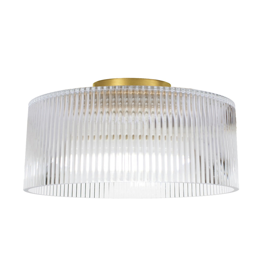 Nadine One Light Flush Mount in Clear - available from The Lighting Shoppe, trusted by Canadian homeowners
