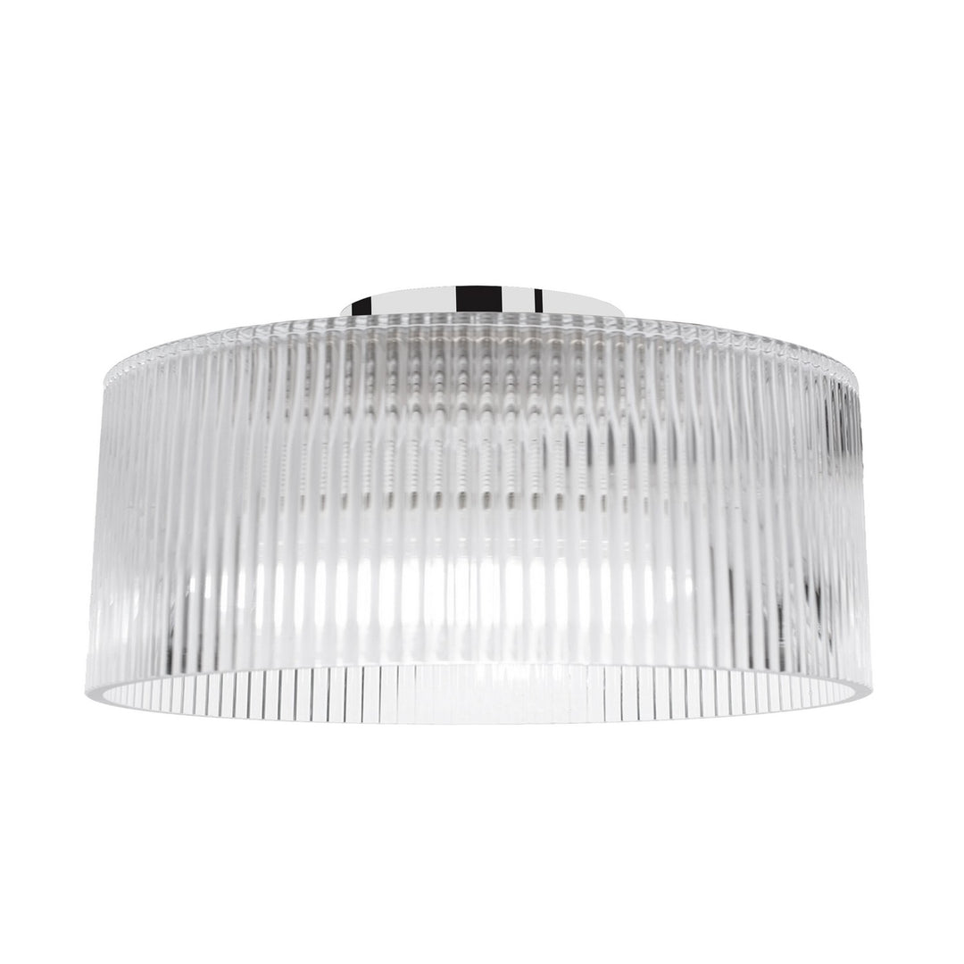 Nadine One Light Flush Mount in Clear - available from The Lighting Shoppe, trusted by Canadian homeowners