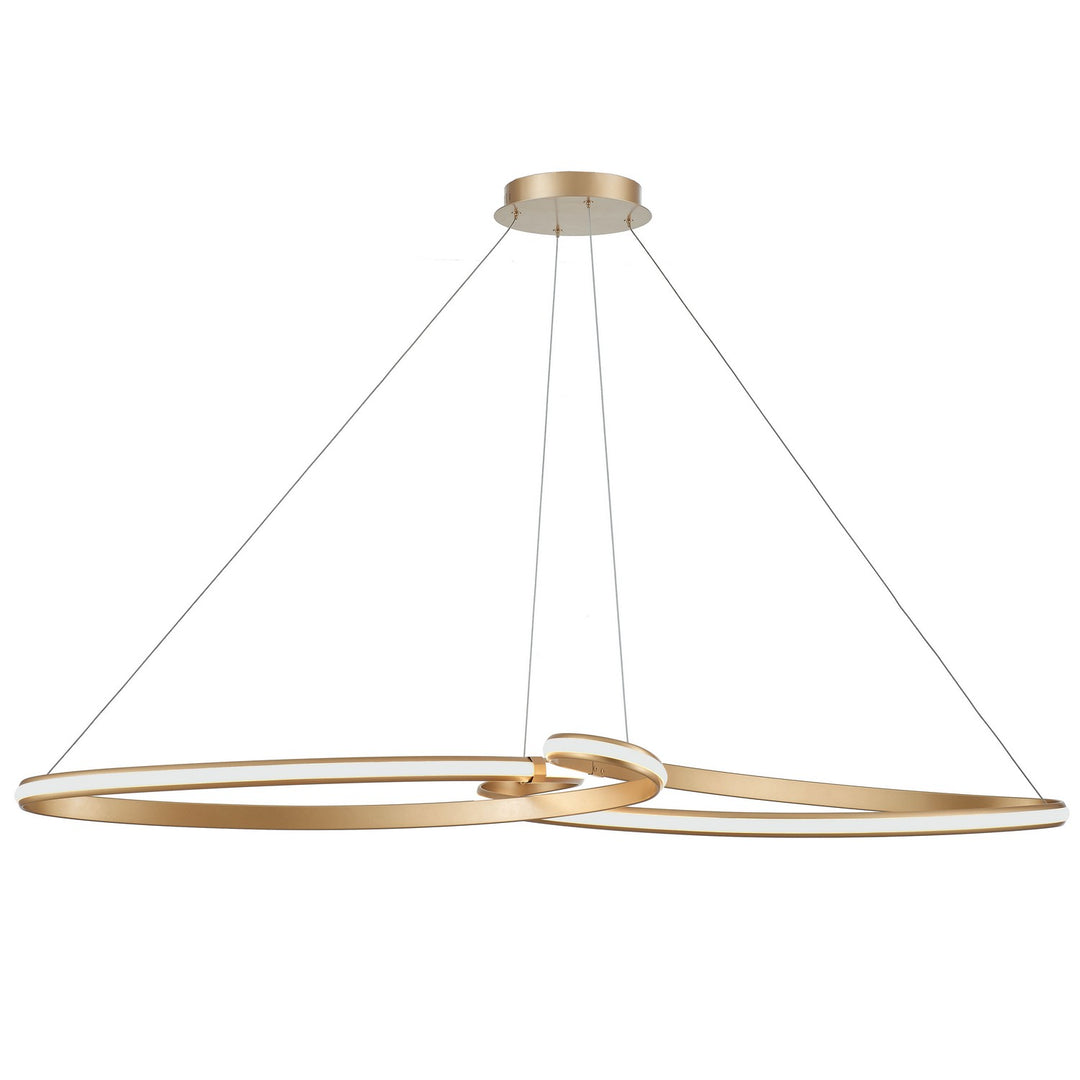 Nola LED Pendant in Aged Brass - available from The Lighting Shoppe, trusted by Canadian homeowners