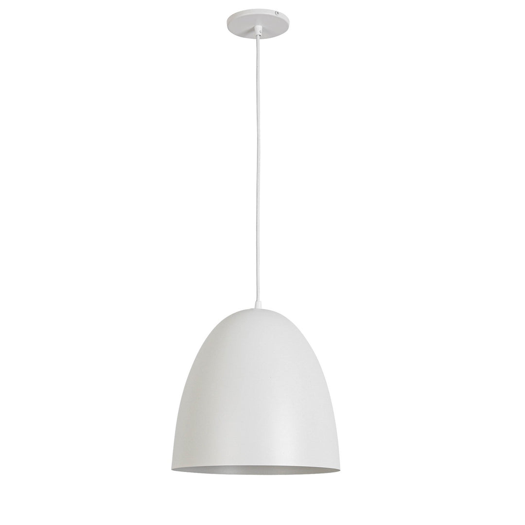 Ofelia One Light Pendant in Matte White - available from The Lighting Shoppe, trusted by Canadian homeowners