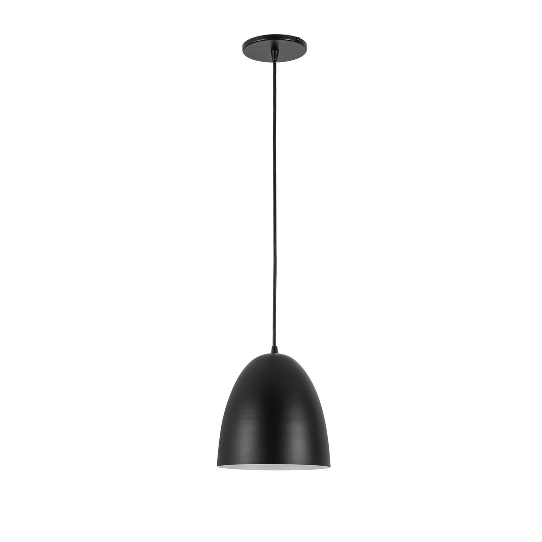 Ofelia One Light Pendant in Matte Black - available from The Lighting Shoppe, trusted by Canadian homeowners