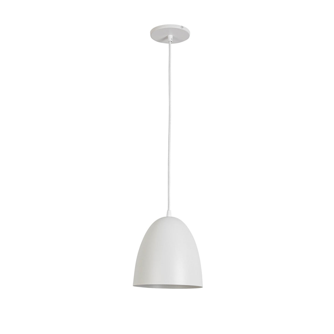Ofelia One Light Pendant in Matte White - available from The Lighting Shoppe, trusted by Canadian homeowners