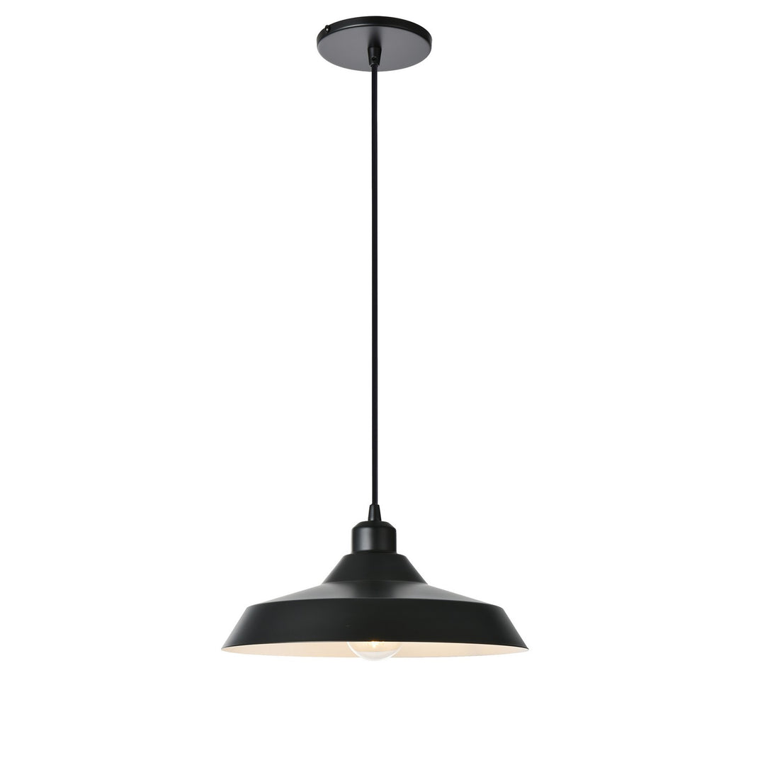 Olya One Light Pendant in Matte Black - available from The Lighting Shoppe, trusted by Canadian homeowners