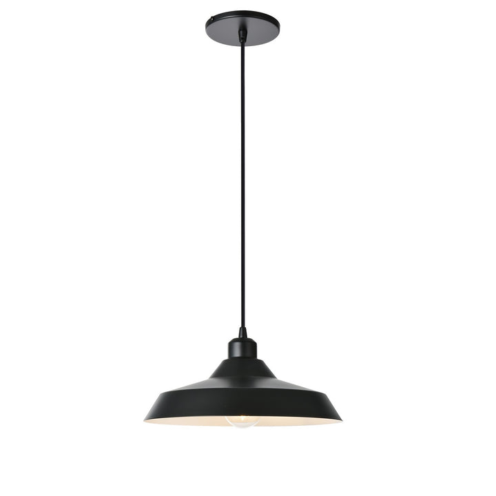 Olya One Light Pendant in Matte Black - available from The Lighting Shoppe, trusted by Canadian homeowners