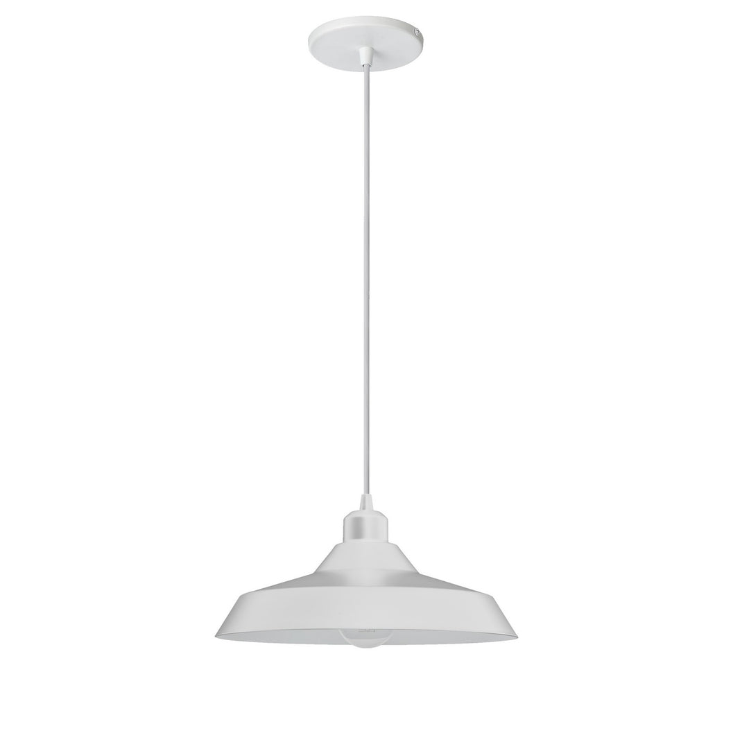 Olya One Light Pendant in Matte White - available from The Lighting Shoppe, trusted by Canadian homeowners