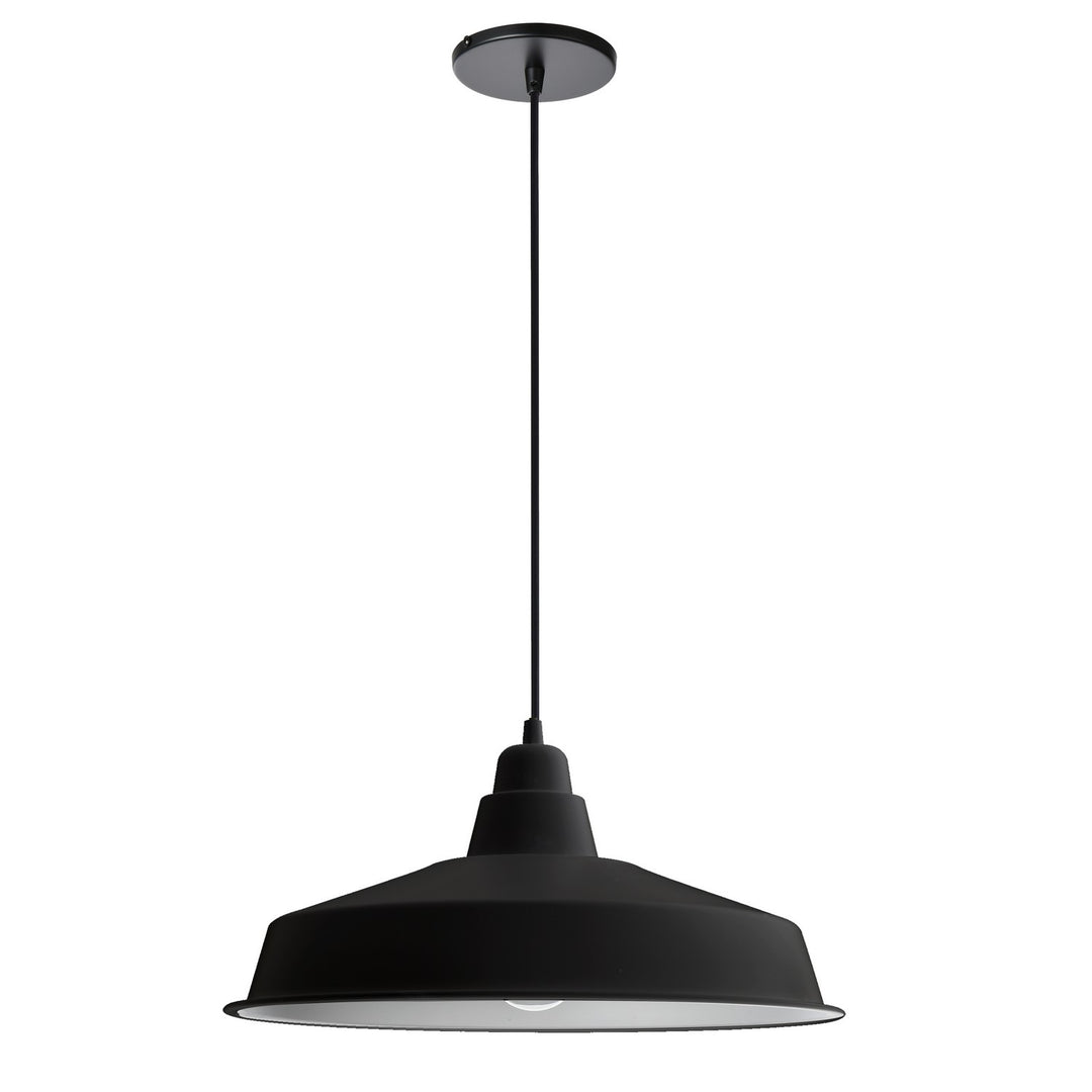 Olya One Light Pendant in Matte Black - available from The Lighting Shoppe, trusted by Canadian homeowners
