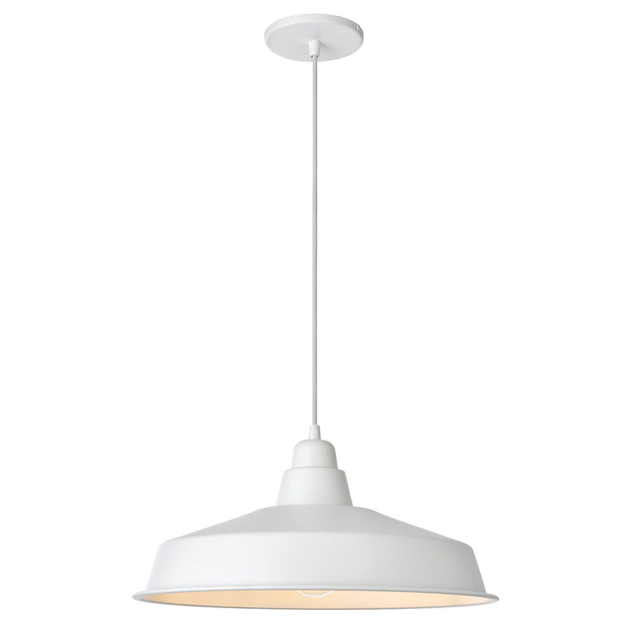 Olya One Light Pendant in Matte White - available from The Lighting Shoppe, trusted by Canadian homeowners