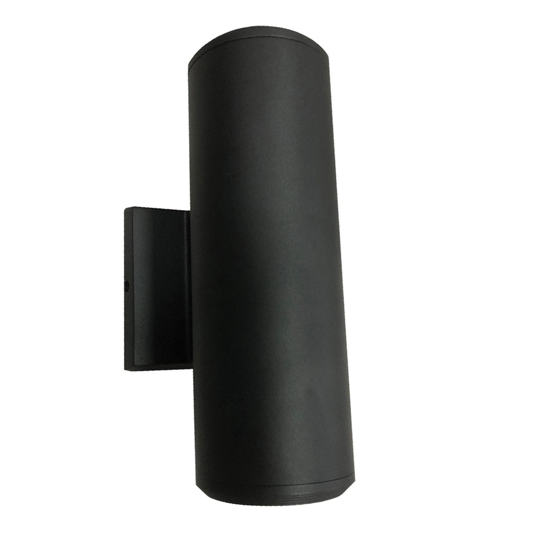 Oslo Two Light Outdoor Wall Sconce in Matte Black - available from The Lighting Shoppe, trusted by Canadian homeowners