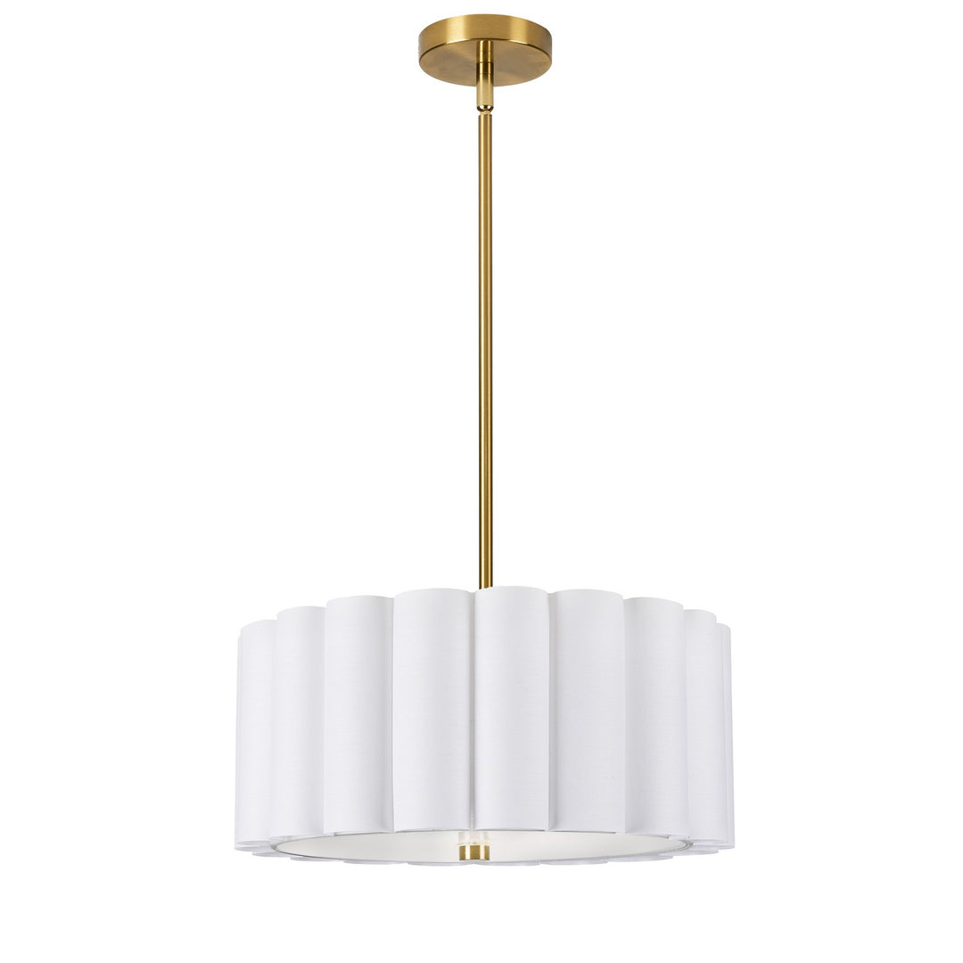 Pacifica Three Light Pendant in White - available from The Lighting Shoppe, trusted by Canadian homeowners