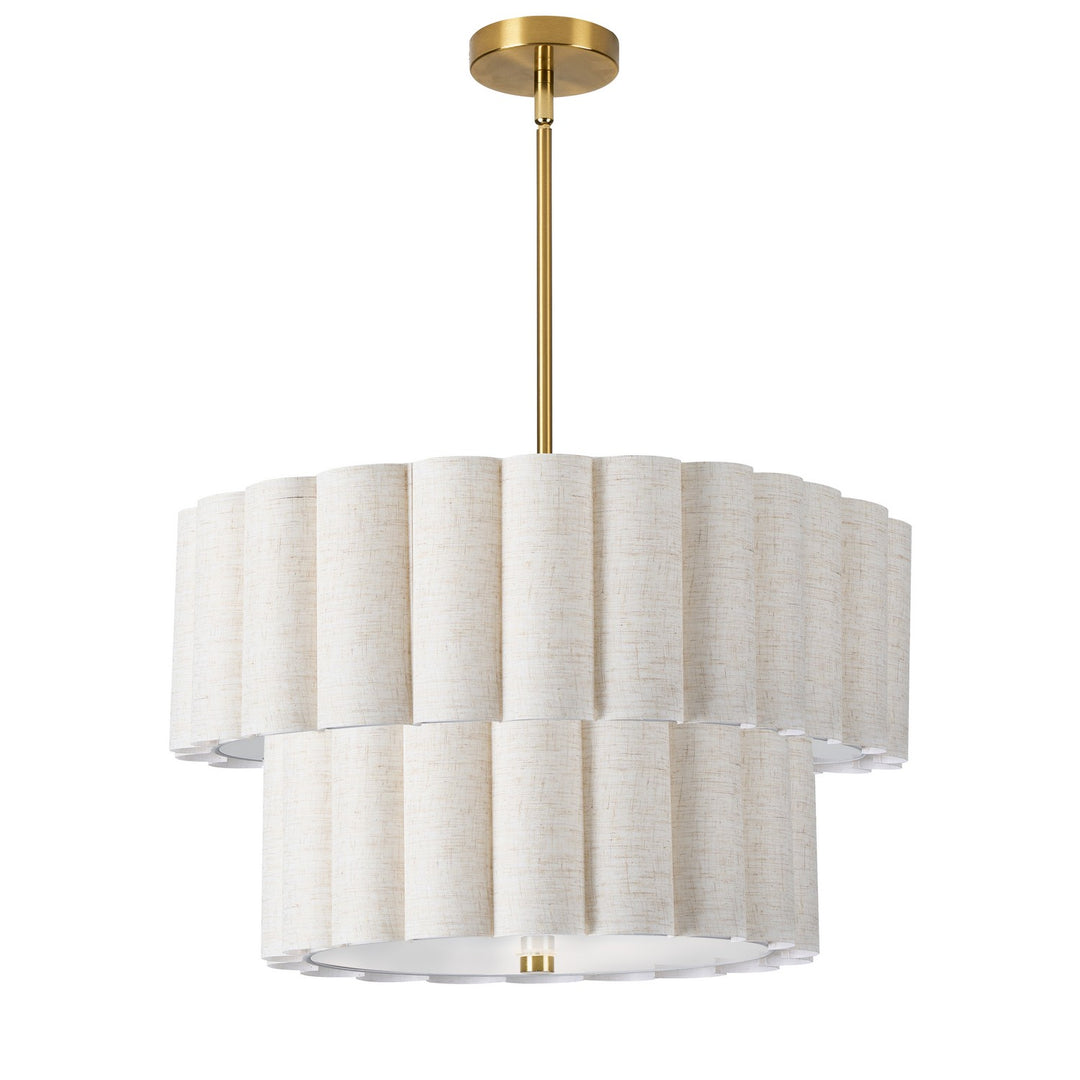 Pacifica Four Light Pendant in Flax - available from The Lighting Shoppe, trusted by Canadian homeowners