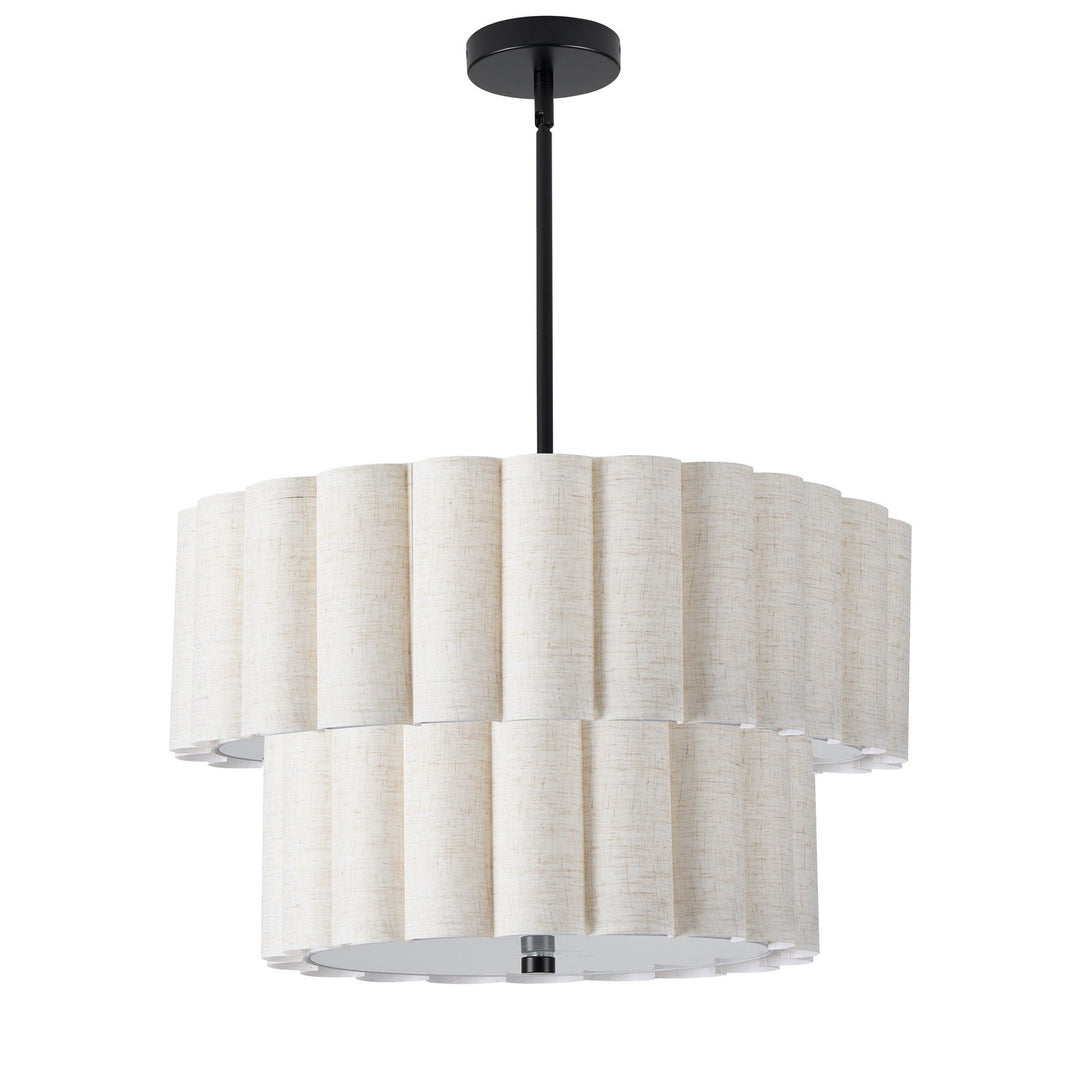 Pacifica Four Light Pendant in Flax - available from The Lighting Shoppe, trusted by Canadian homeowners